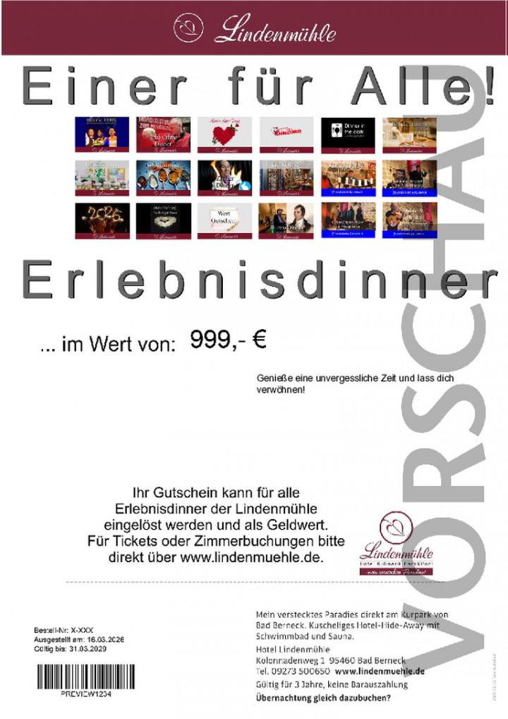 Wertgutschein: Einer für alle